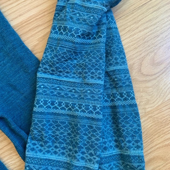 Smartwool teal color tights - Picture 2 of 4